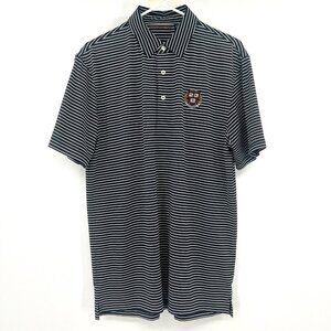 Harvard The Collection Striped Polo Shirt Men's Medium Moisture Wicking